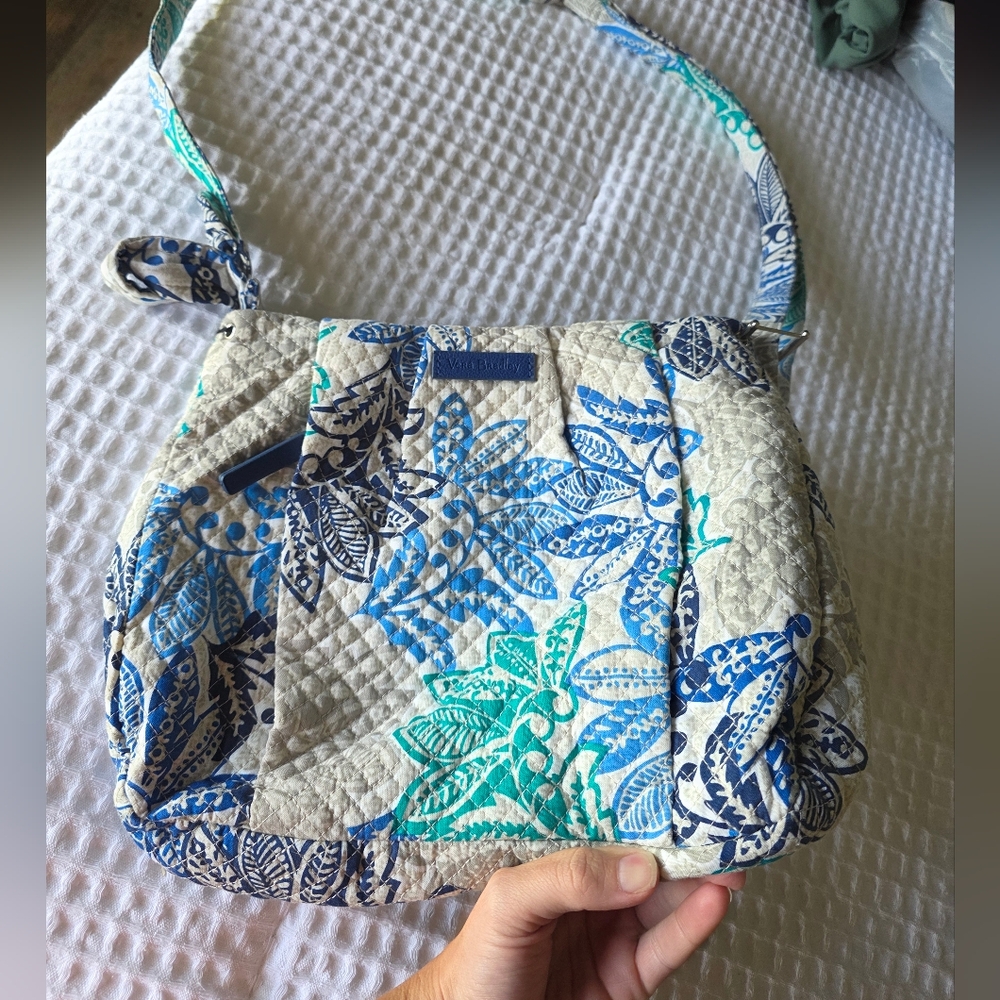 Vera Bradley Santiago Pattern Blue and Green